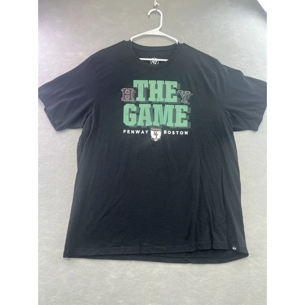 Harvard Vs Yale The Game At Fenway Boston T Shirt XL '47 Brand Mens XXL - Picture 2 of 10
